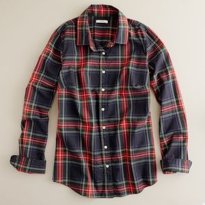 J Crew Perfect shirt - tartan 00